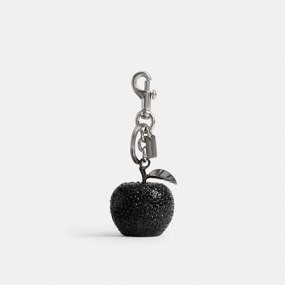 NWT Coach Crystal Apple Bag Charm [C9-5]
